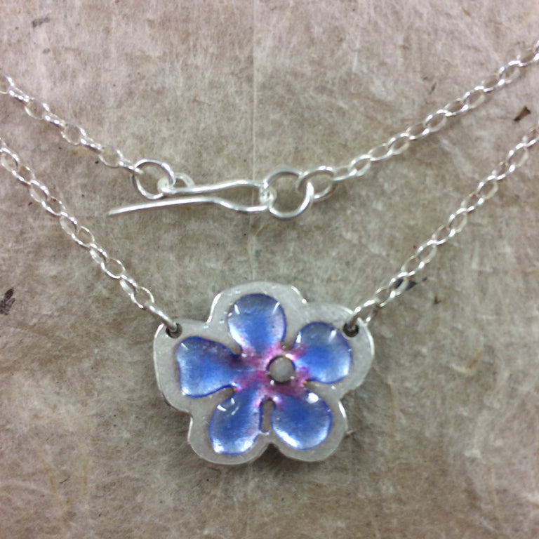 Forget me not necklace